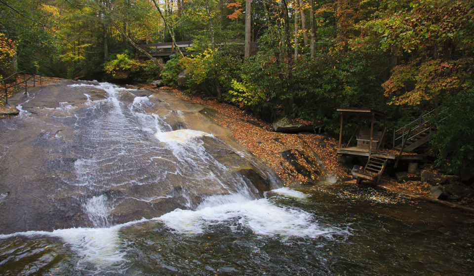 This 60-Foot Natural Waterslide In North Carolina Should Be Your Next Summer Getaway