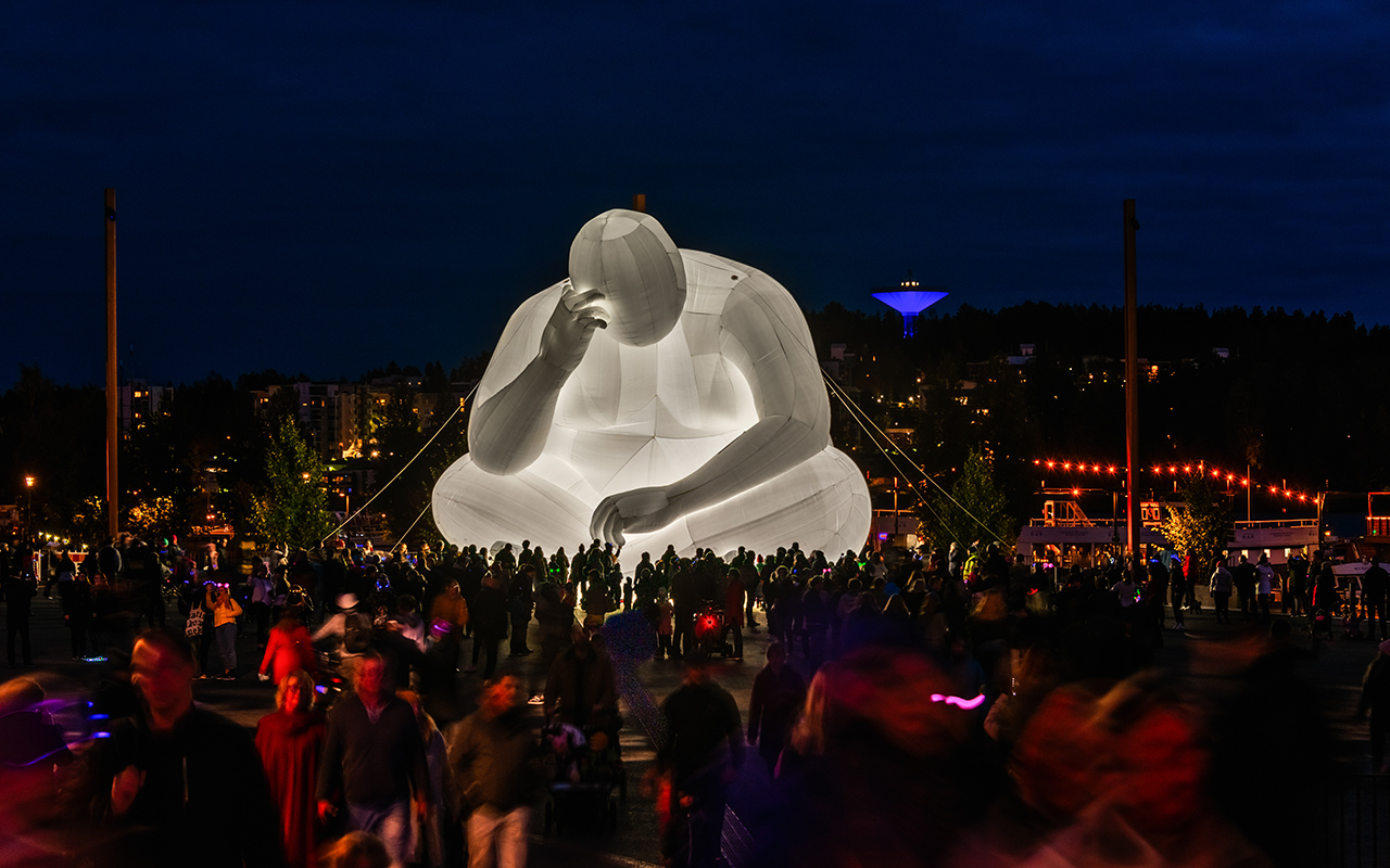 A Giant Inflatable ‘Man’ Is Coming To Charlotte This Fall For The International Arts Festival