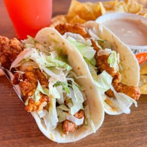 Chicken tacos from Tacos 4 Life in Charlotte